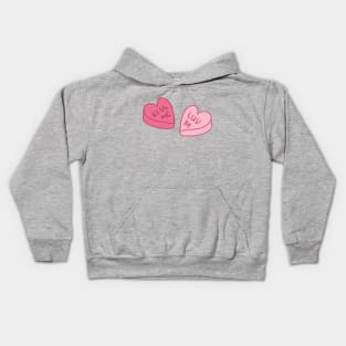 Candy Hearts Kids Hoodie